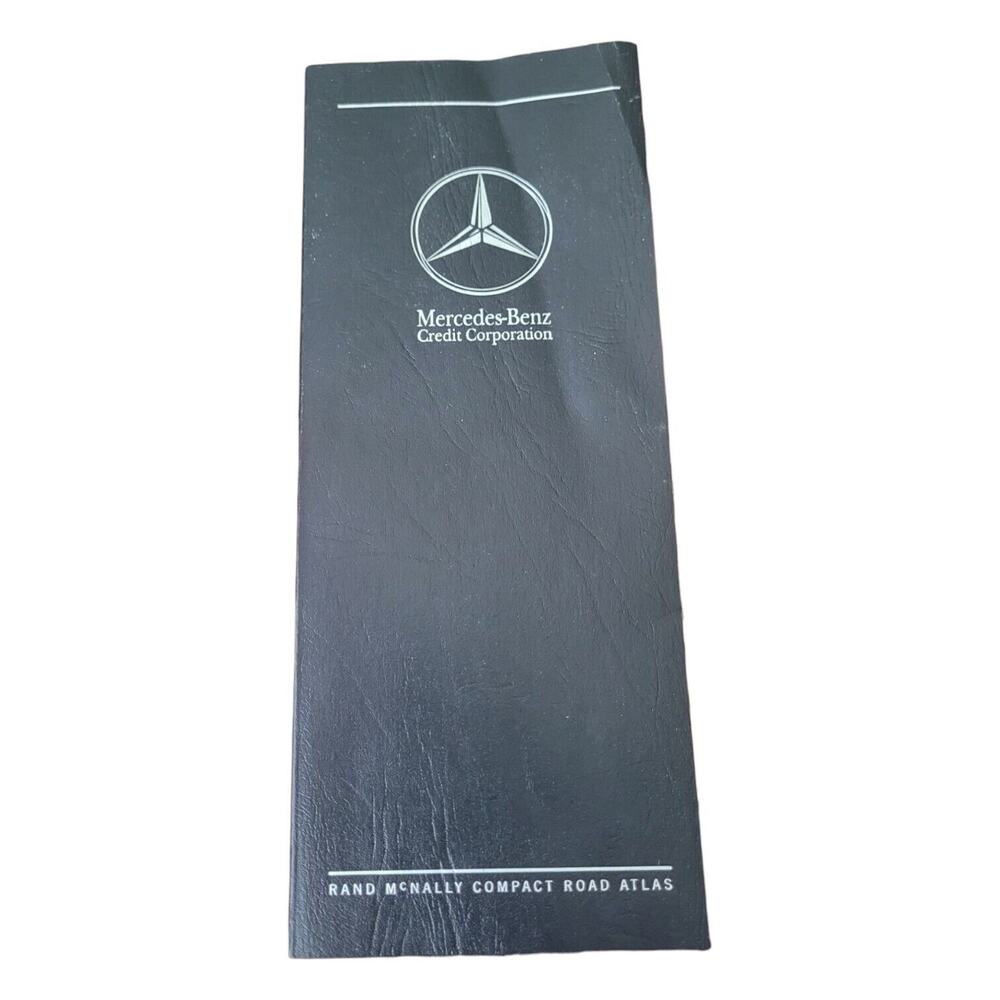 Vintage Mercedes Benz Road Atlas 1994 Credit Corporation Compact Rand McNally